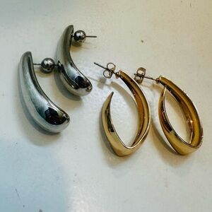 Anthropologie two pairs earrings